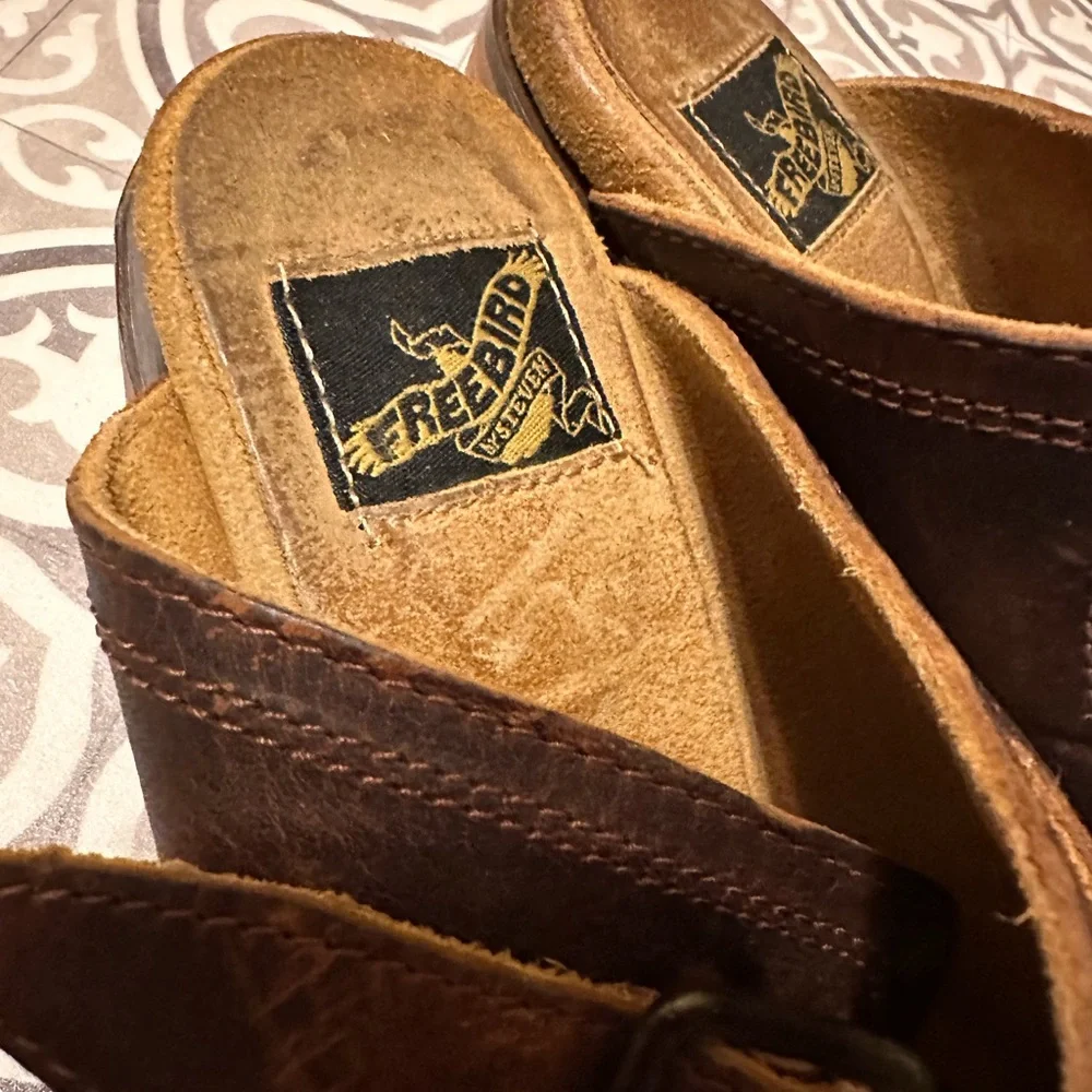 Freebird by Steven Caprice leather sandals size 9 GUC - Picture 3 of 12